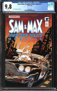 Sam & Max, Freelance Police Special (1989) #1 CGC 9.8 NM/MT