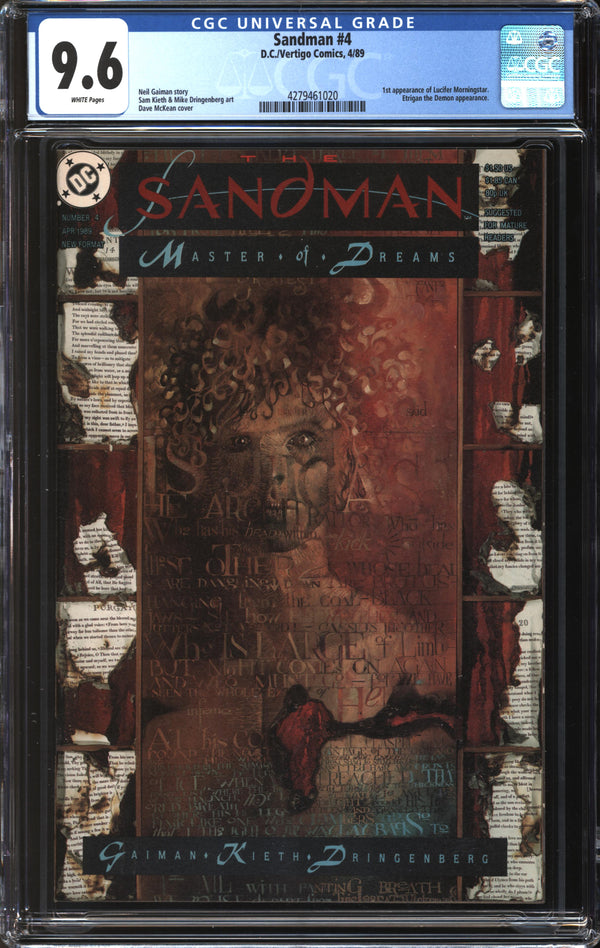 Sandman (1989) # 4 CGC 9.6 NM+