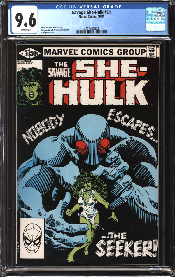 Savage She-Hulk (1980) #21 CGC 9.6 NM+