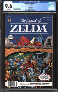 Legend Of Zelda (1990) #2 Second Printing CGC 9.6 NM+