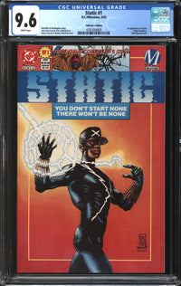 Static (1993) #1 Collector's Edition CGC 9.6 NM+