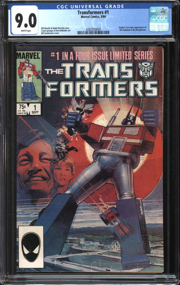 Transformers (1984) # 1 CGC 9.0 VF/NM