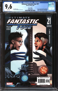 Ultimate Fantastic Four (2004) #21 Greg Land Variant CGC 9.6 NM+