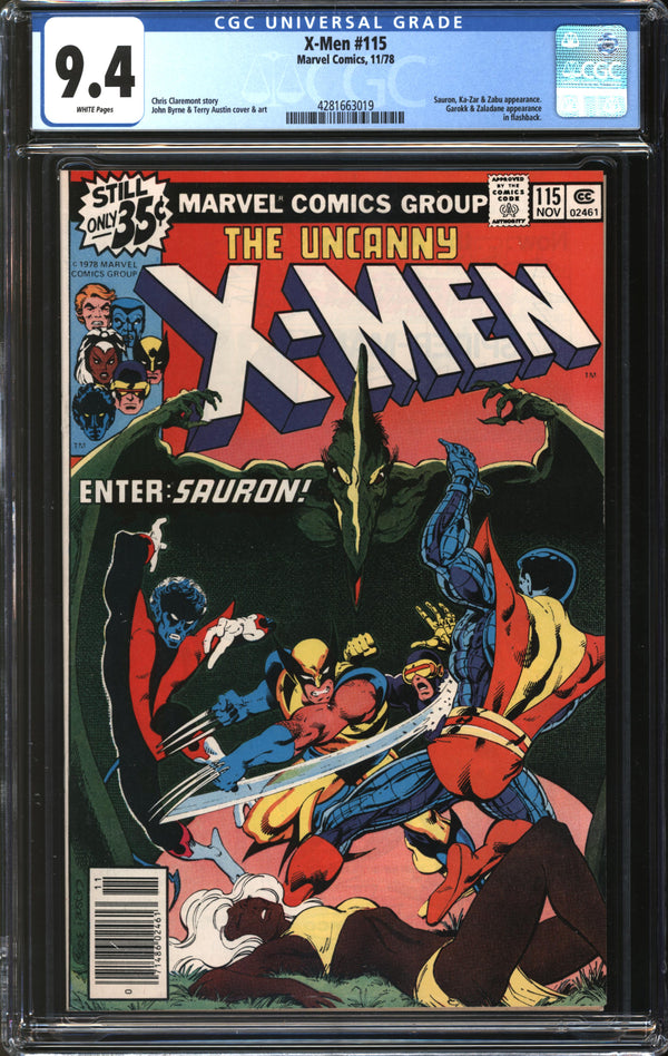 X-Men (1963) #115 CGC 9.4 NM