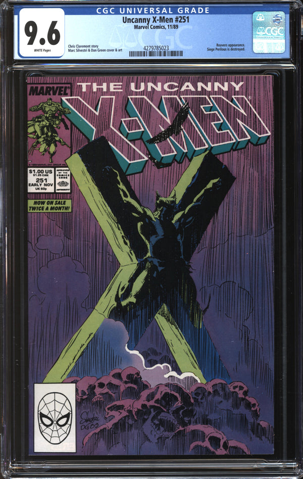 Uncanny X-Men (1981) #251 CGC 9.6 NM+
