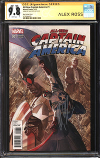 All-New Captain America (2015) #1 Alex Ross Variant CGC Signature Series 9.8 NM/MT