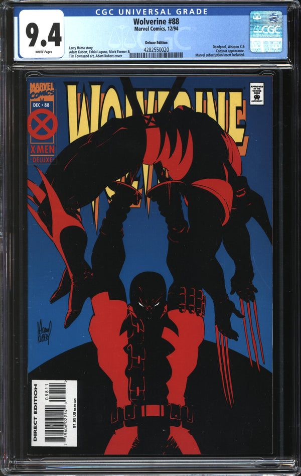 Wolverine (1988) # 88 Deluxe Edition CGC 9.4 NM