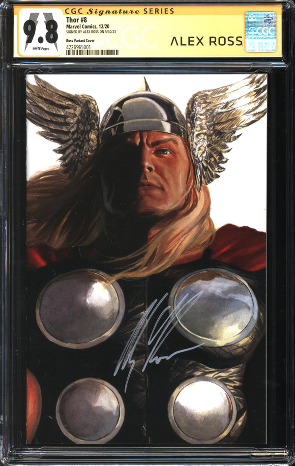 Thor (2020) #8 Alex Ross Timeless Variant CGC Signature Series 9.8 NM/MT