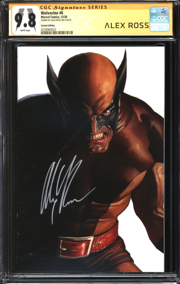 Wolverine (2020) #6 Alex Ross Timeless Variant CGC Signature Series 9.8 NM/MT