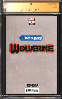 Wolverine (2020) # 6 Alex Ross Timeless Variant CGC Signature Series 9.8 NM/MT