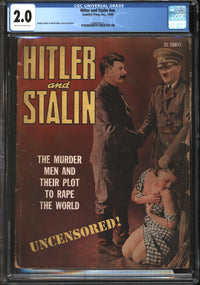 Hitler And Stalin (1940) #1 CGC 2.0 GD