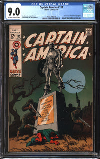 Captain America (1968) #113 CGC 9.0 VF/NM