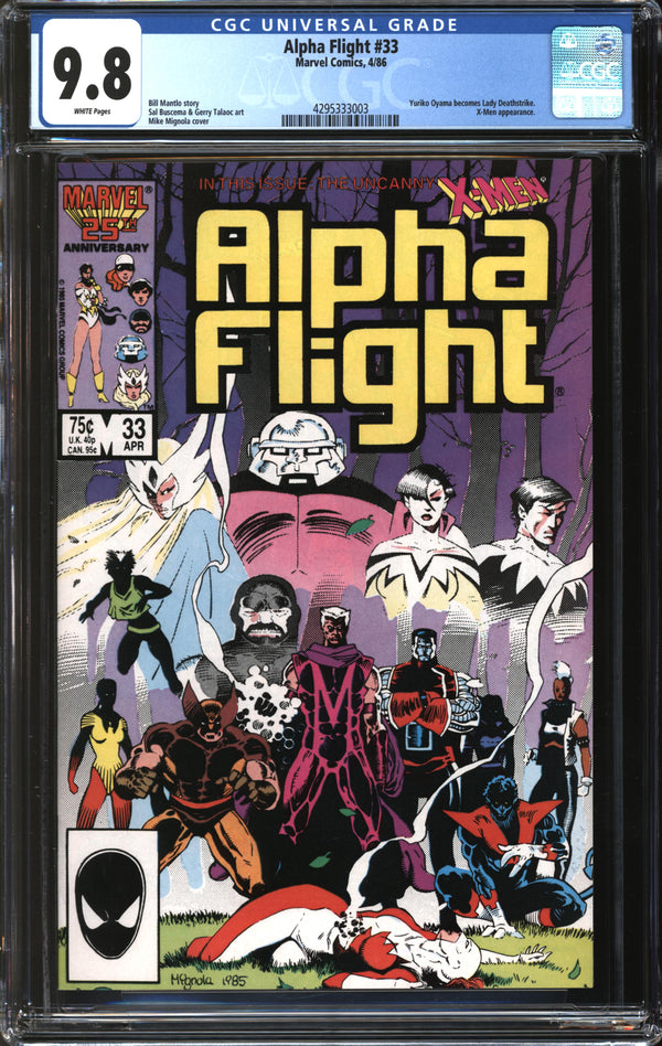 Alpha Flight (1983) # 33 CGC 9.8 NM/MT