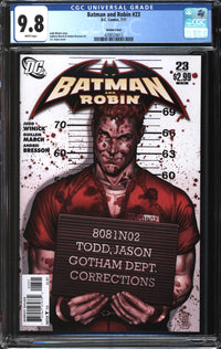 Batman And Robin (2009) #23 J.G. Jones Variant C CGC 9.8 NM/MT