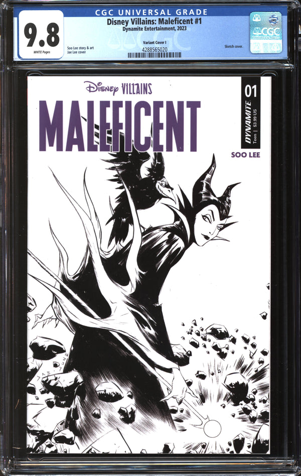Disney Villains: Maleficent (2023) #1 Jae Lee Variant I CGC 9.8 NM/MT