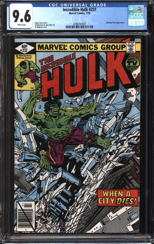 Incredible Hulk (1962) #237 CGC 9.6 NM+