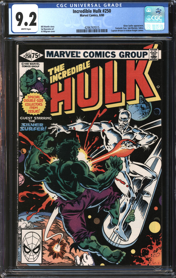 Incredible Hulk (1962) #250 CGC 9.2 NM-