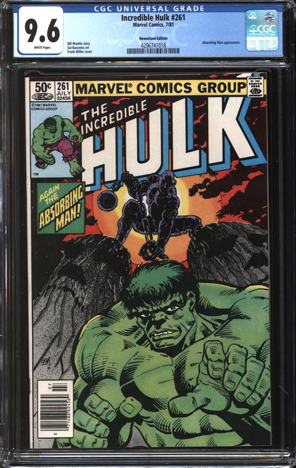 Incredible Hulk (1962) #261 Newsstand Edition CGC 9.6 NM+