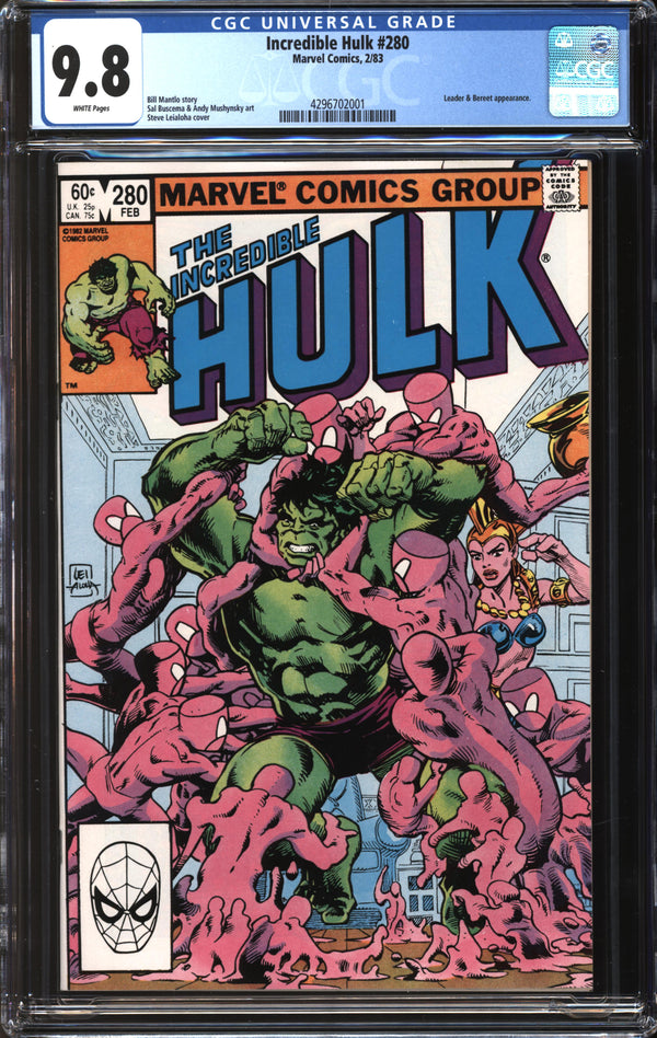 Incredible Hulk (1962) #280 CGC 9.8 NM/MT