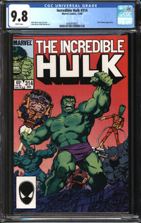 Incredible Hulk (1962) #314 CGC 9.8 NM/MT