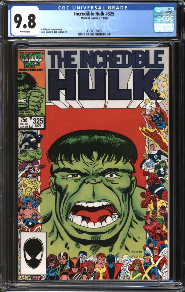 Incredible Hulk (1962) #325 CGC 9.8 NM/MT