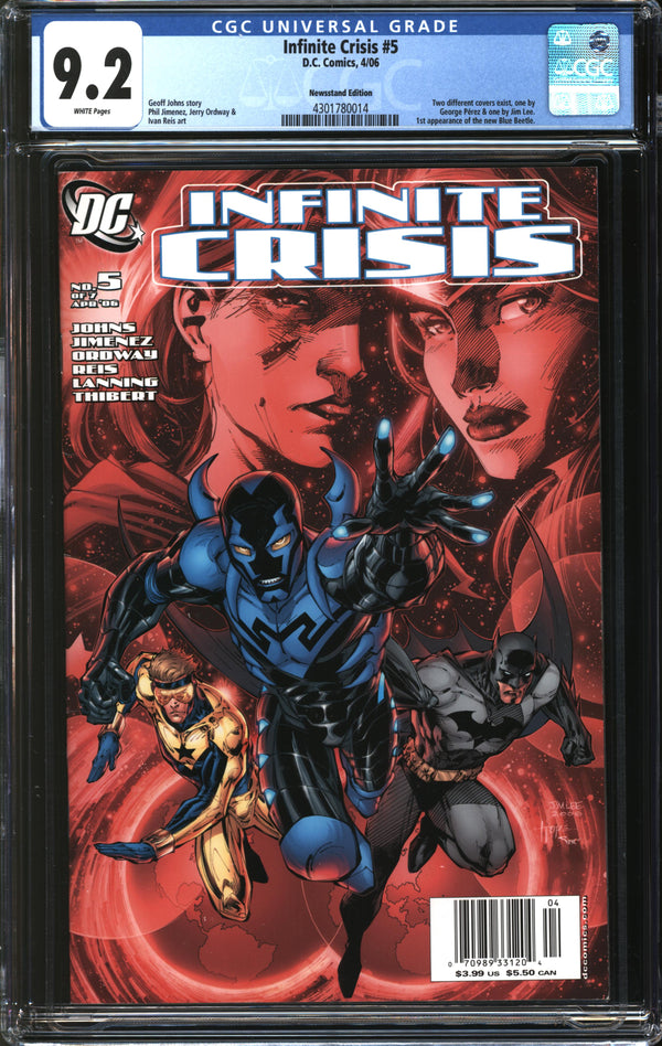 Infinite Crisis (2005) #5 Newsstand Edition CGC 9.2 NM-