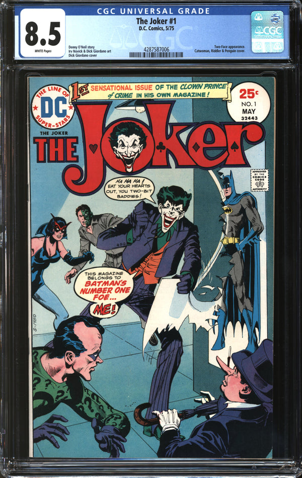 Joker, The (1975) #1 CGC 8.5 VF+