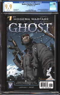 Modern Warfare 2: Ghost (2010) #1 CGC 9.9 MT