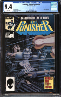 Punisher Limited Series (1986) #1 CGC 9.4 NM