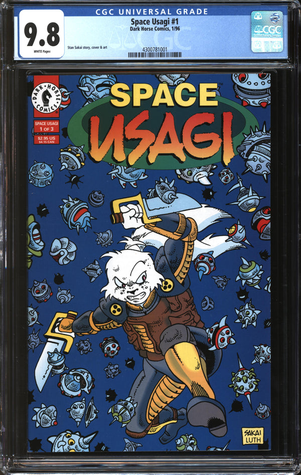 Space Usagi (1996) #1 CGC 9.8 NM/MT