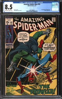 Amazing Spider-Man (1963) # 93 CGC 8.5 VF+