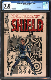 Nick Fury, Agent Of S.H.I.E.L.D. (1968) # 4 CGC 7.0 FN/VF