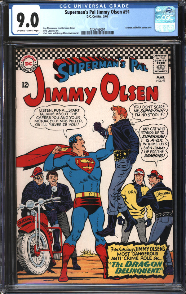 Superman's Pal Jimmy Olsen (1954) # 91 CGC 9.0 VF/NM