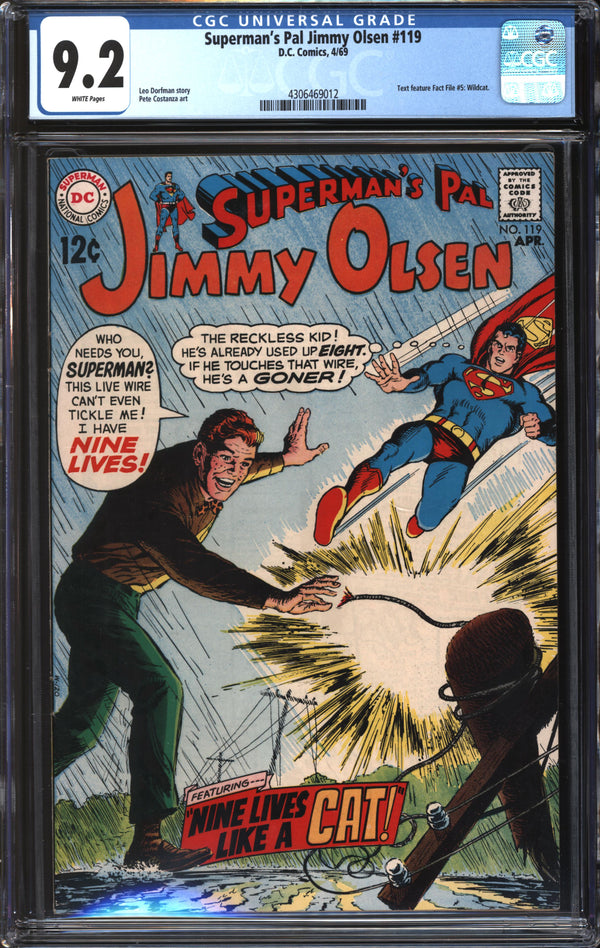 Superman's Pal Jimmy Olsen (1954) #119 CGC 9.2 NM-