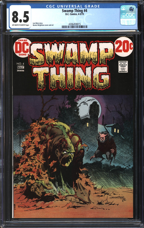 Swamp Thing (1972) # 4 CGC 8.5 VF+