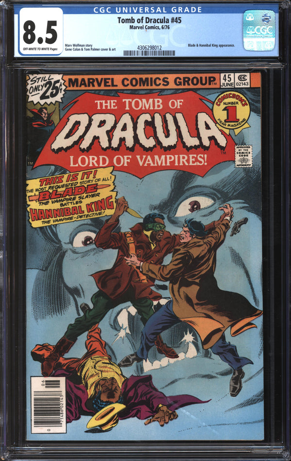 Tomb Of Dracula (1972) #45 CGC 8.5 VF+