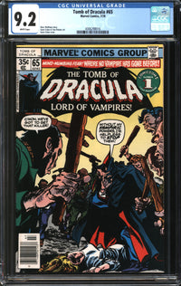 Tomb Of Dracula (1972) #62 CGC 9.2 NM-