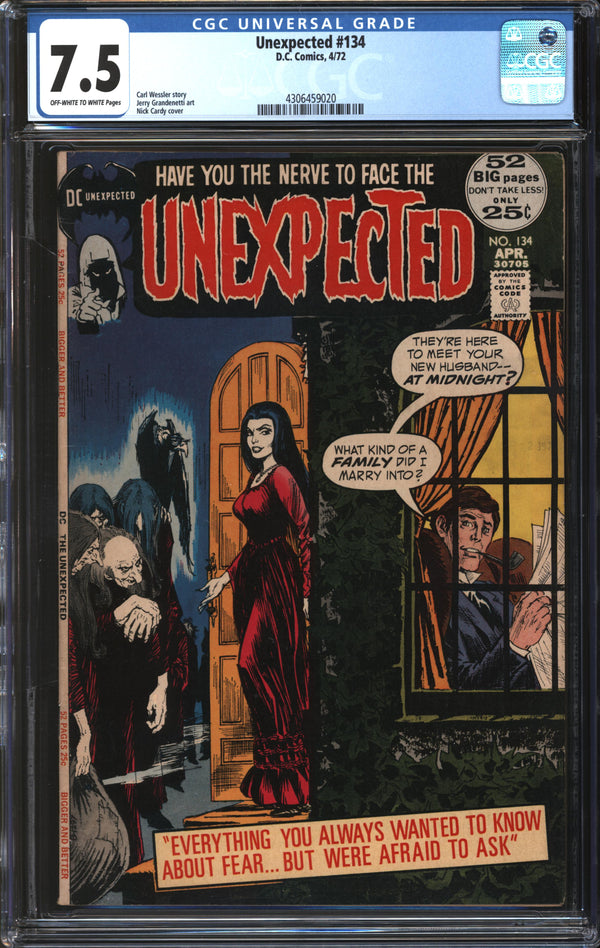 Unexpected (1968) #134 CGC 7.5 VF-