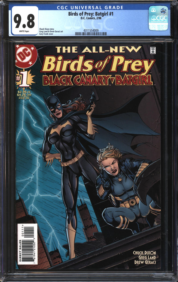 Birds Of Prey: Batgirl (1998) #1 CGC 9.8 NM/MT