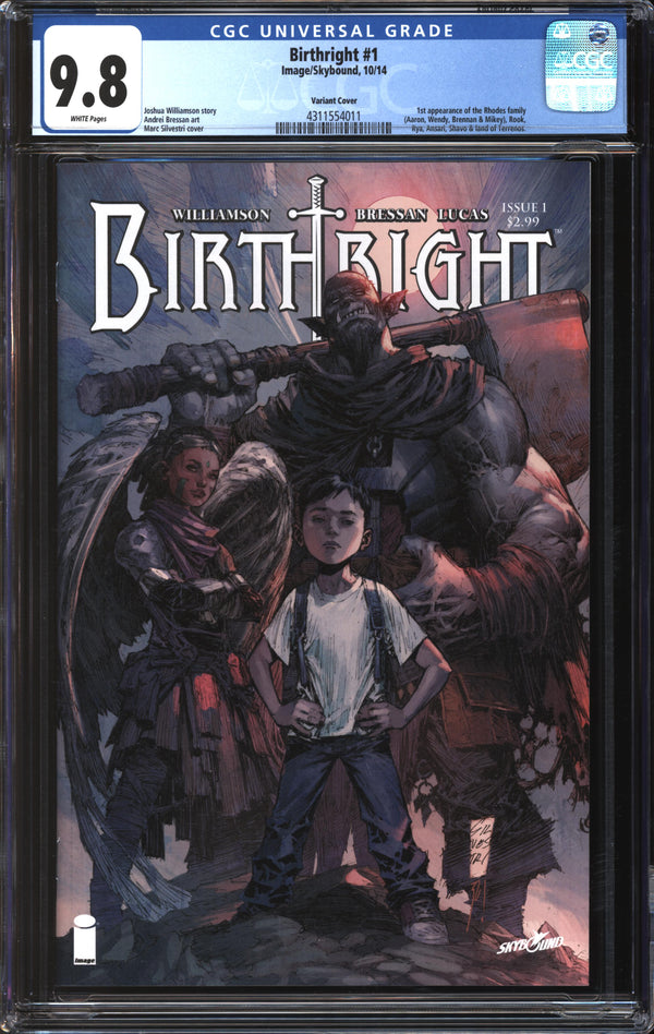 Birthright (2014) #1 Marc Silvestri Variant CGC 9.8 NM/MT