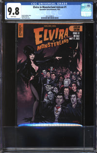 Elvira In Monsterland Ashcan (2023) #1 CGC 9.8 NM/MT