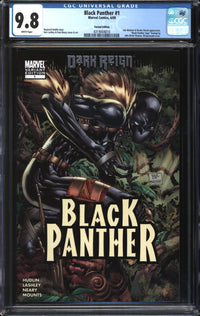 Black Panther (2009) # 1 Ken Lashley Variant CGC 9.8 NM/MT