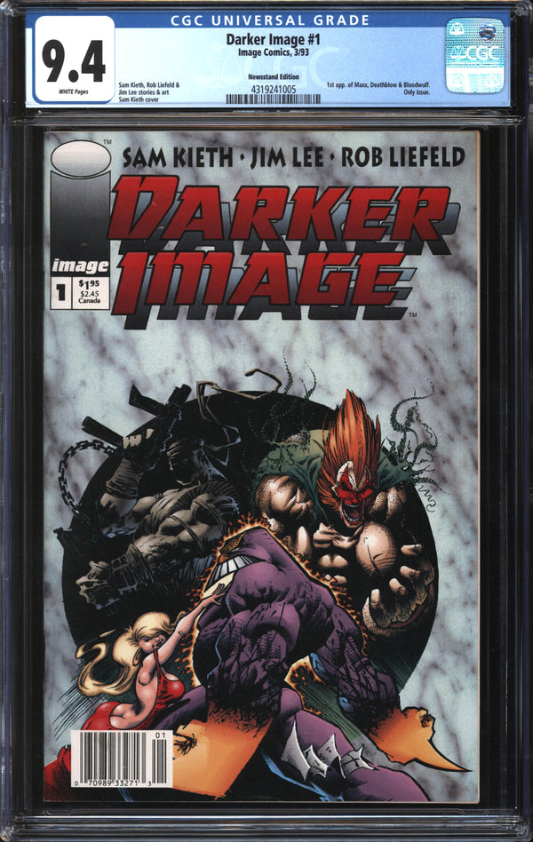 Darker Image (1993) #1 Newsstand Edition CGC 9.4 NM
