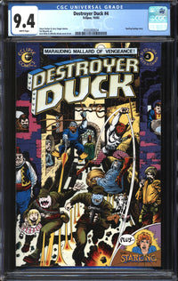 Destroyer Duck (1982) #4 CGC 9.4 NM