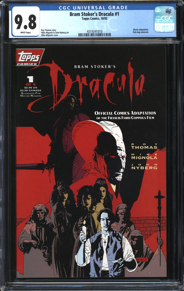 Bram Stoker's Dracula (1992) #1 CGC 9.8 NM/MT