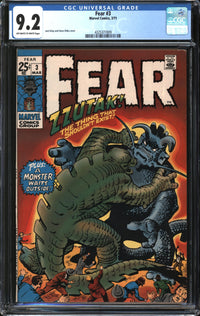 Fear (1970) # 3 CGC 9.2 NM-