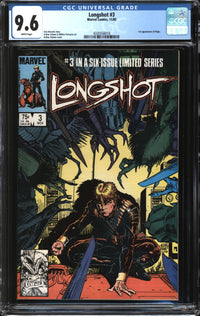 Longshot (1985) #3 CGC 9.6 NM+