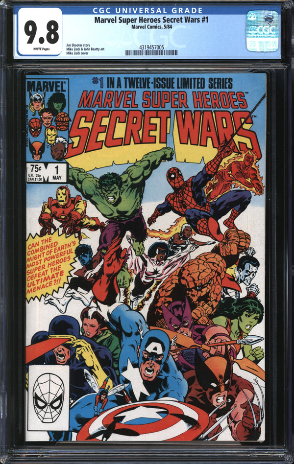 Marvel Super-Heroes Secret Wars (1984) # 1 CGC 9.8 NM/MT
