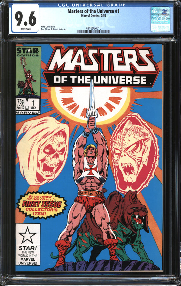 Masters Of The Universe (1986) #1 CGC 9.6 NM+