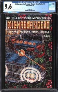 Michaelangelo, Teenage Mutant Ninja Turtle (1986) #1 CGC 9.6 NM+